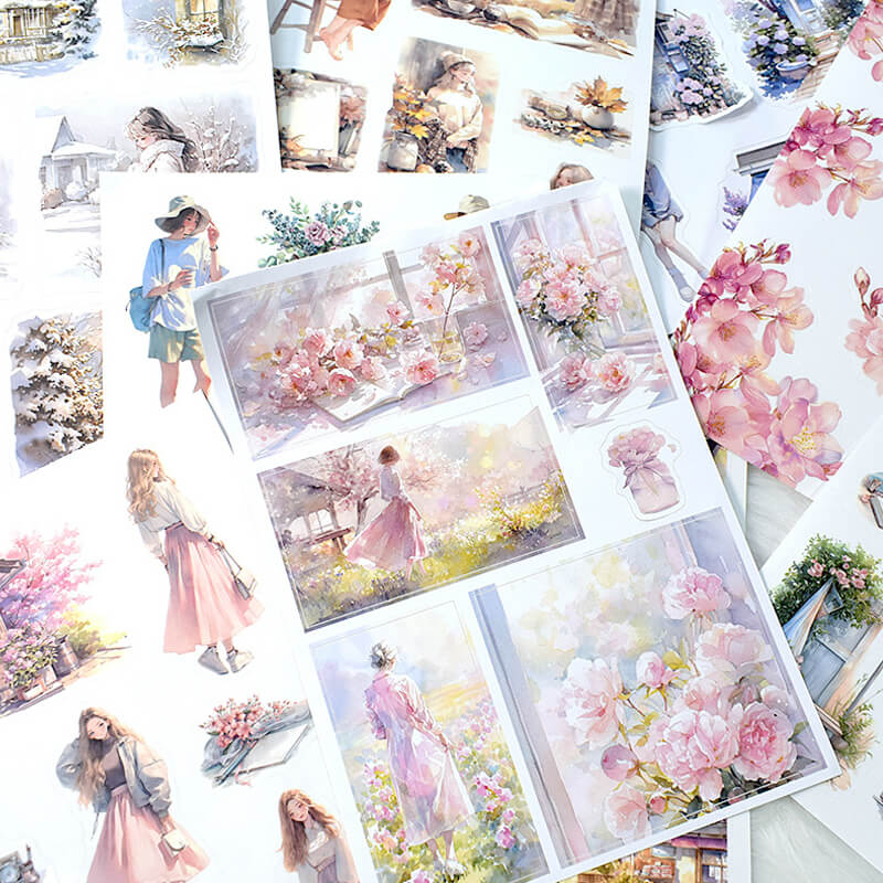 Blooming Youth Sticker Books | 20 Sheets