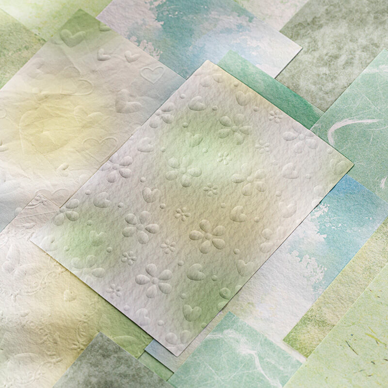 Embossed 3D Scrapbooking Paper | 23 PCS