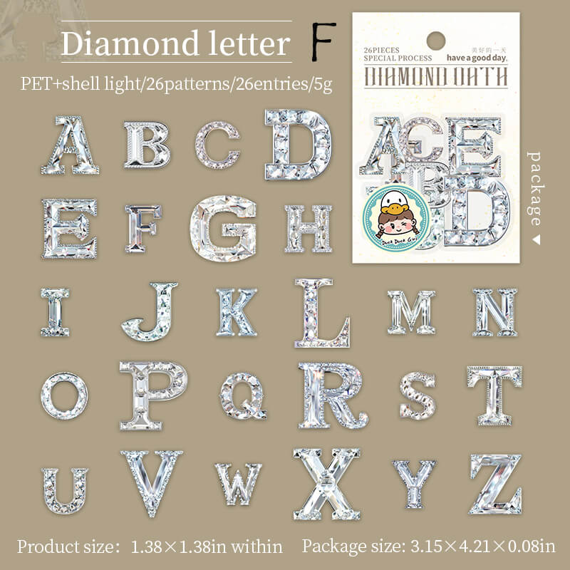 Alphabet Stickers | 26 PCS