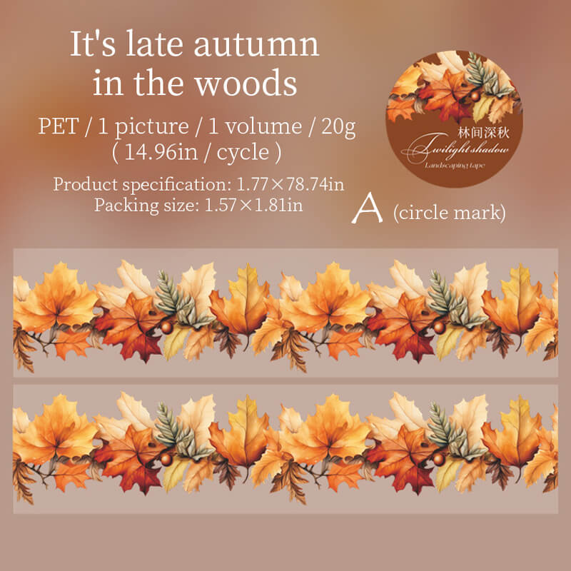 Autumn Leaves PET Tape | 1 Roll