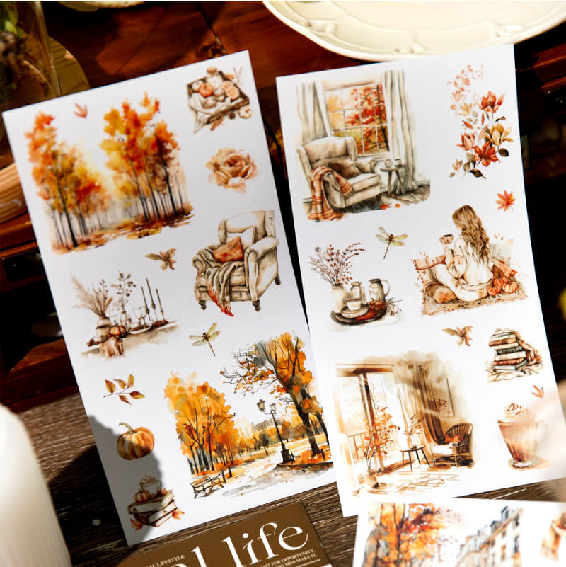 Autumn Life Stickers | 6 PCS