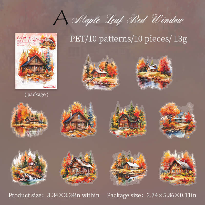 Autumn Market Stickers | 10 PCS