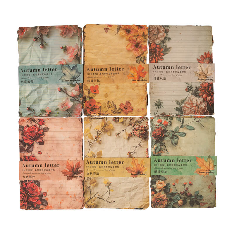 Autumn Memories Scrapbooking Paper | 30 PCS