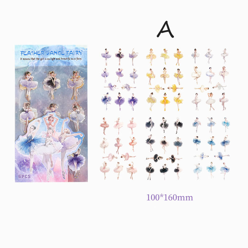 Ballet Fairy Stickers | 6 PCS