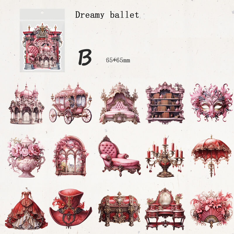 Baroque Ball Stickers | 30 PCS