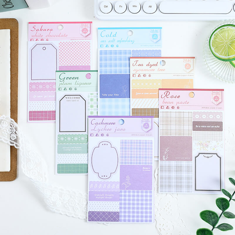 Basic Grid Scrapbooking Paper | 4 PCS