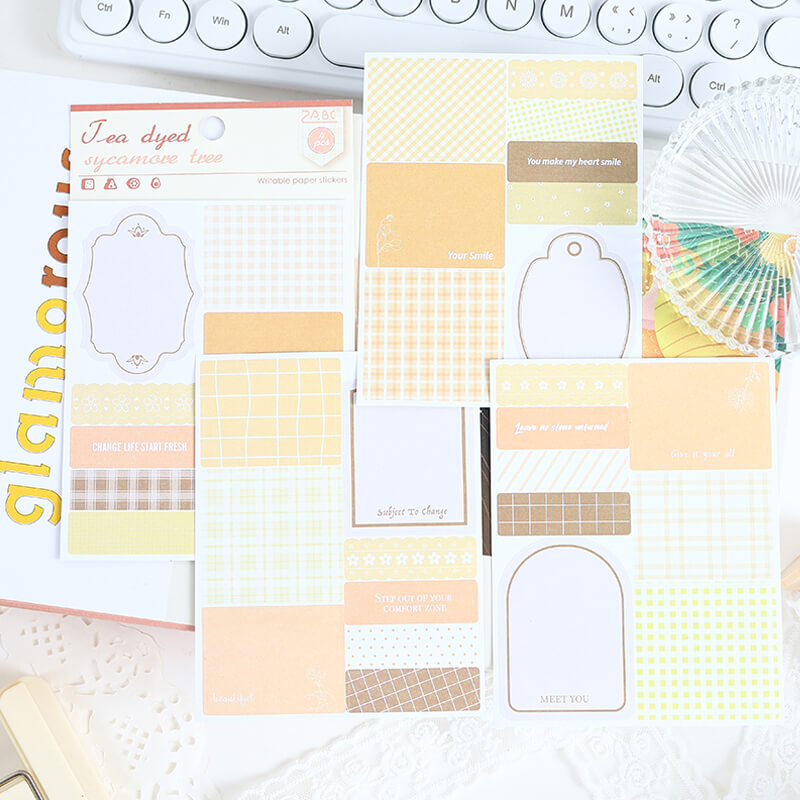 Basic Grid Scrapbooking Paper | 4 PCS