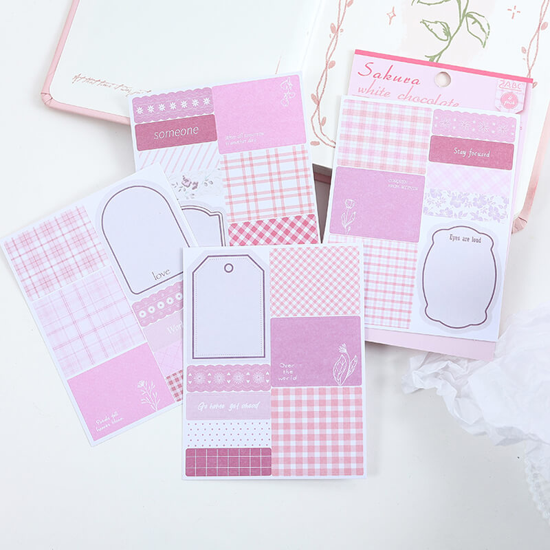 Basic Grid Scrapbooking Paper | 4 PCS