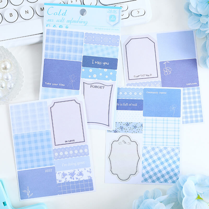 Basic Grid Scrapbooking Paper | 4 PCS