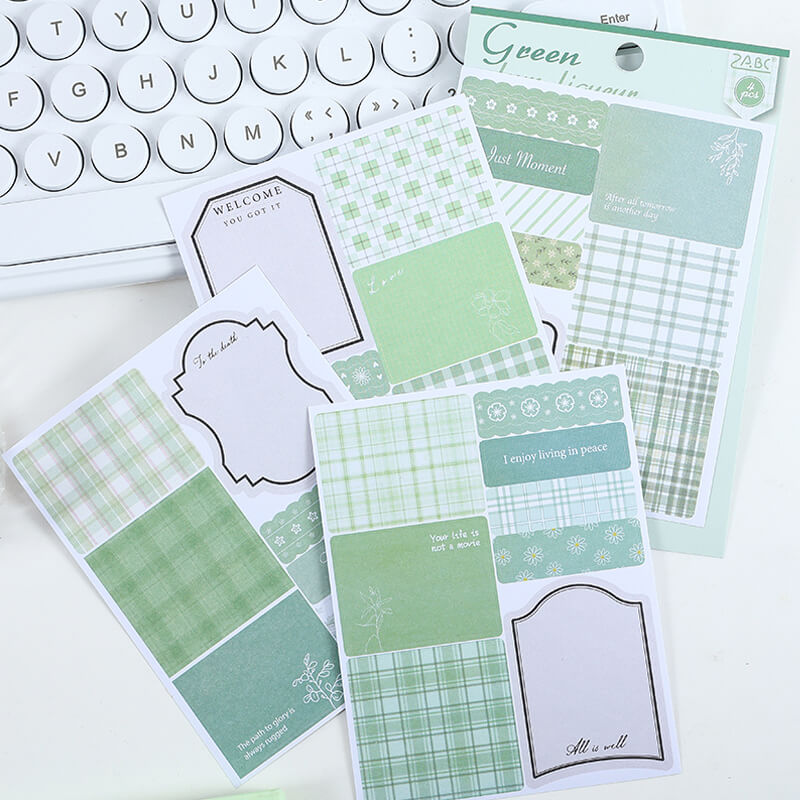 Basic Grid Scrapbooking Paper | 4 PCS