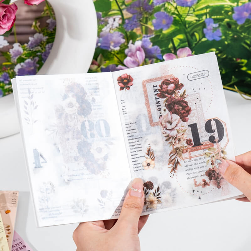 Blooming Flowers Sticker Book | 20 PCS