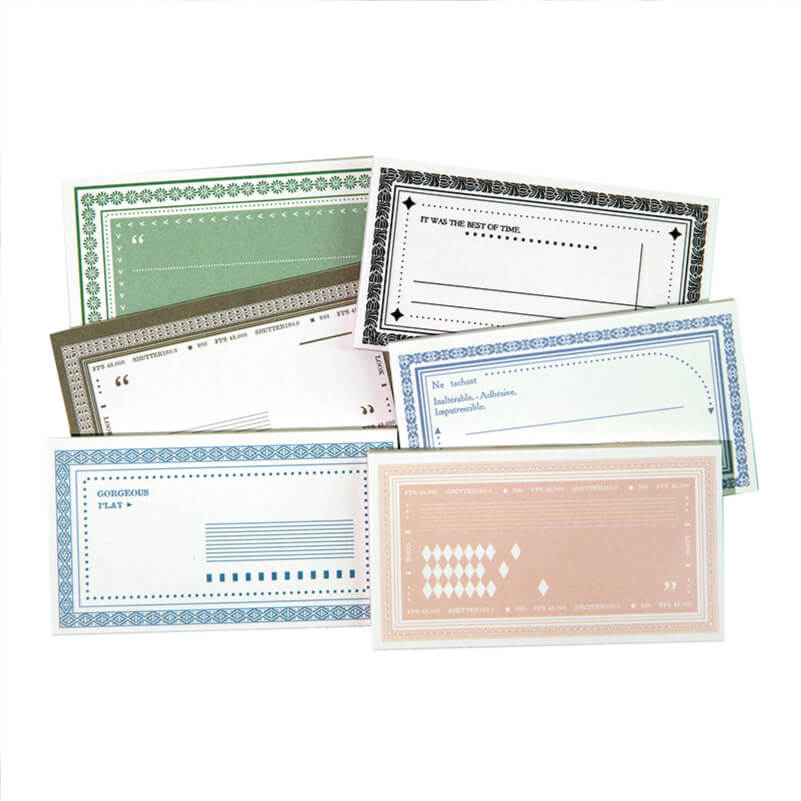 Border Notes | 30 PCS