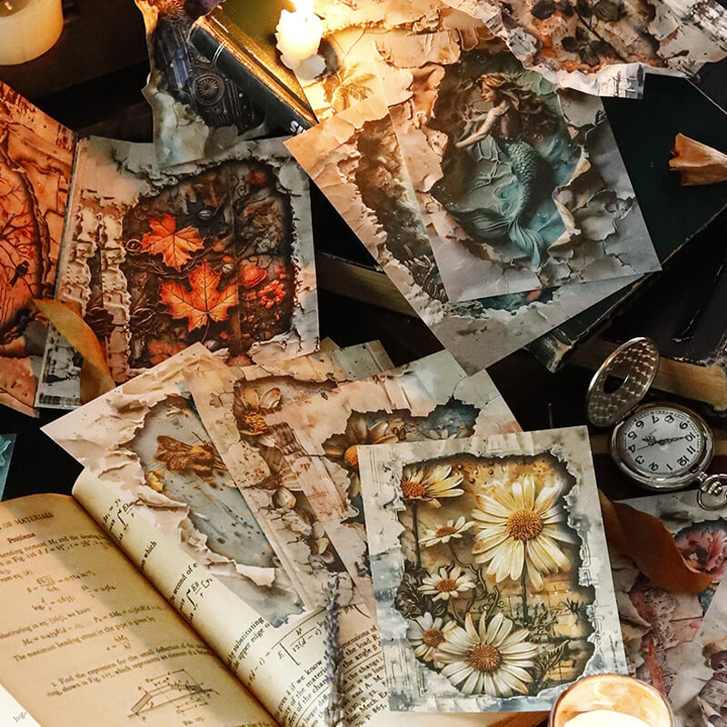 Broken Fantasy Scrapbooking Paper | 30 PCS