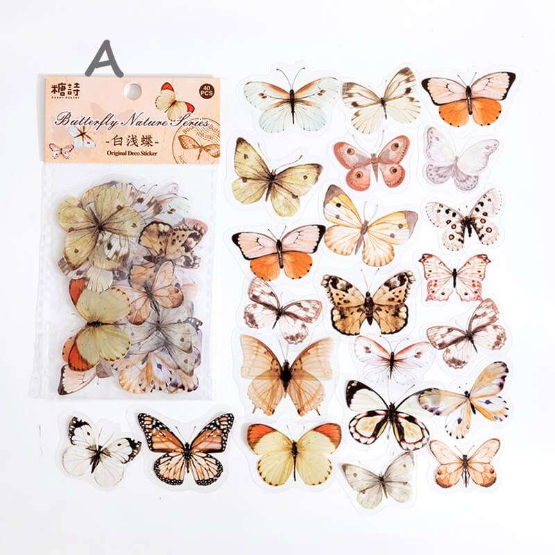 Butterflies Stickers | 40Pcs