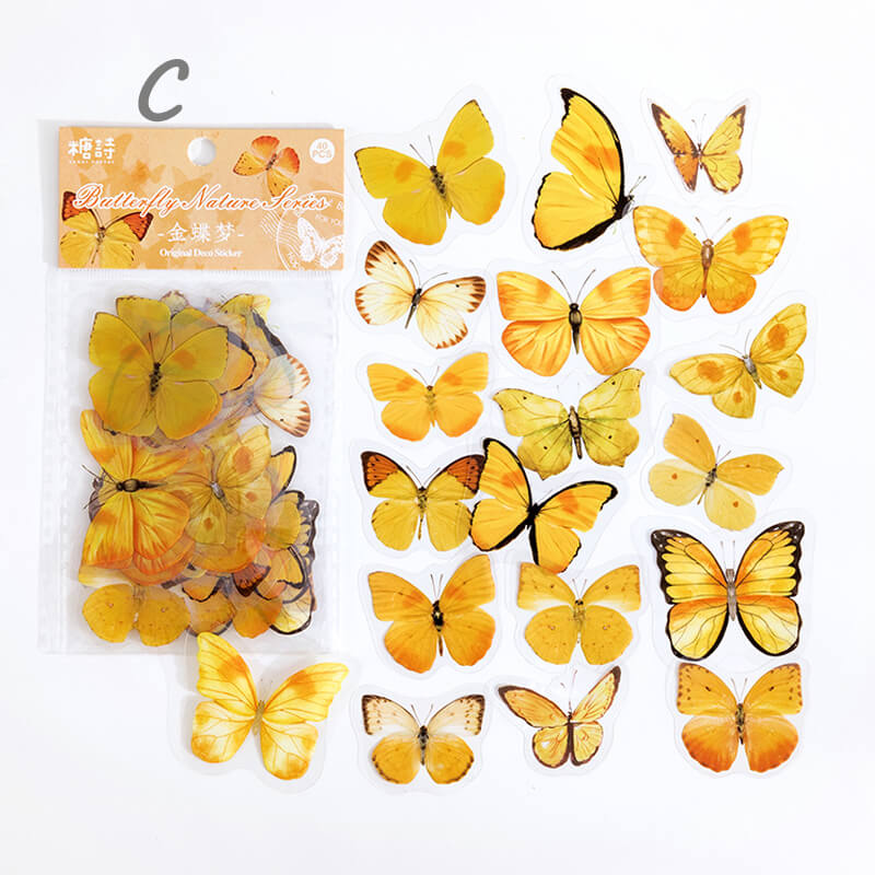 Butterflies Stickers | 40Pcs