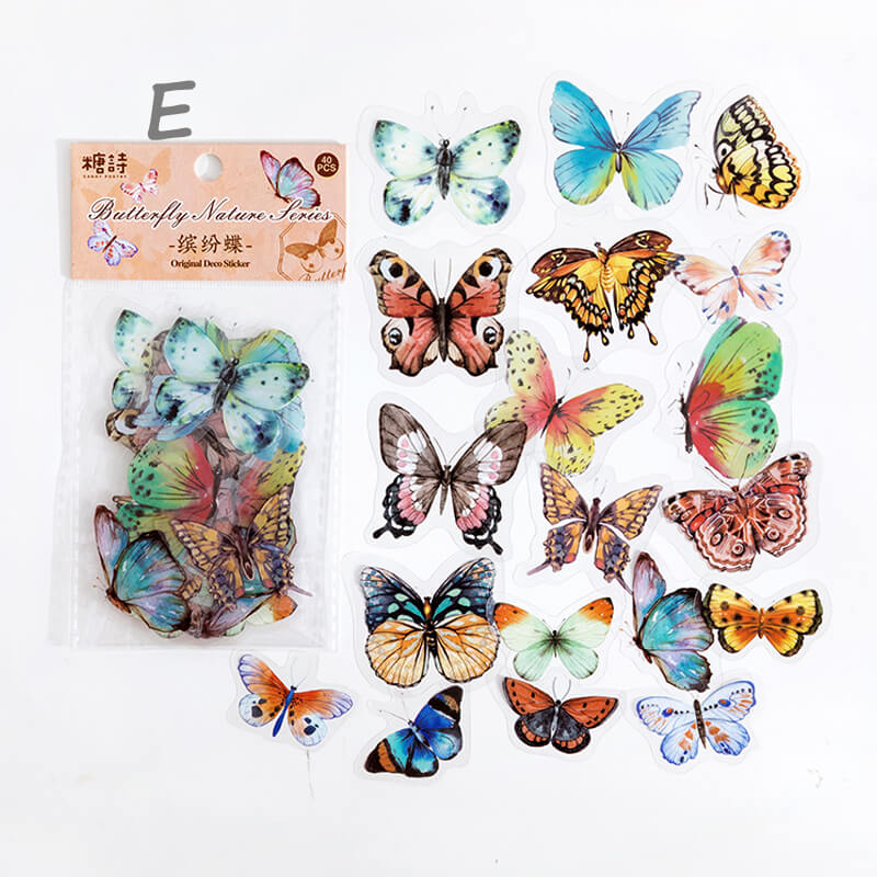 Butterflies Stickers | 40Pcs