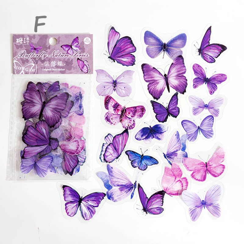 Butterflies Stickers | 40Pcs