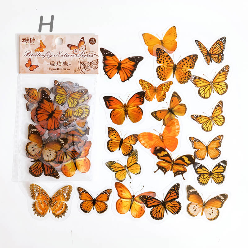 Butterflies Stickers | 40Pcs