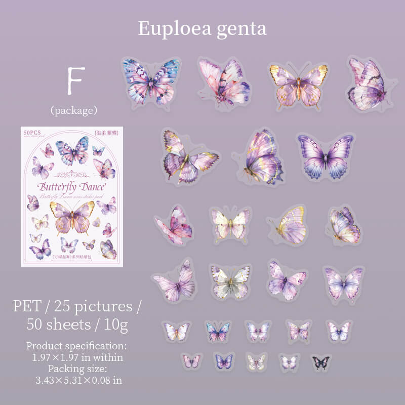 Butterfly Stickers | 50 PCS