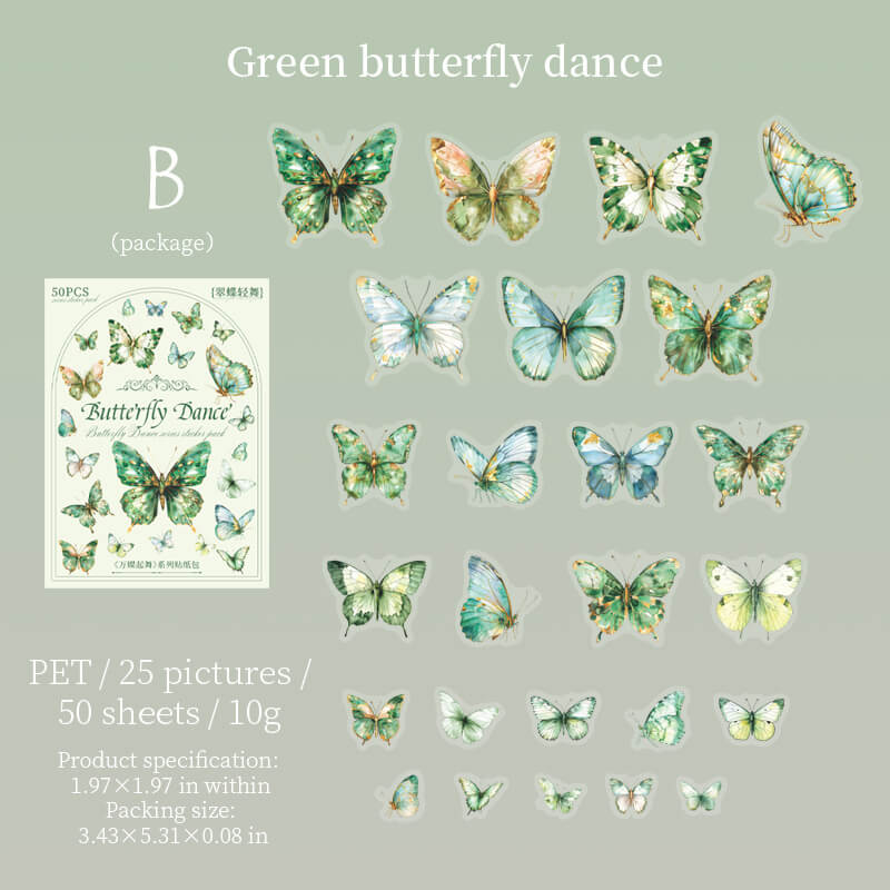 Butterfly Stickers | 50 PCS