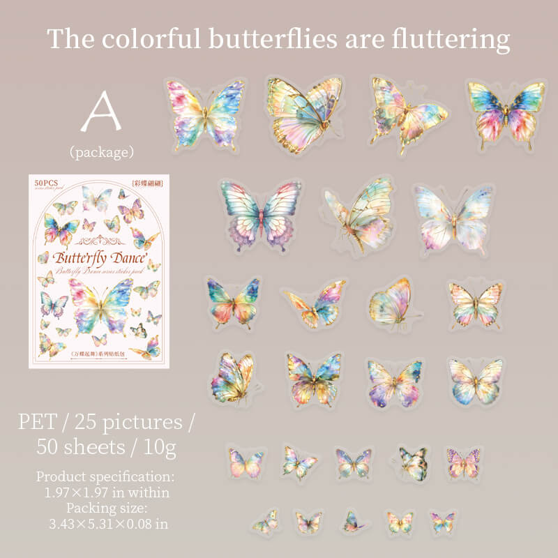 Butterfly Stickers | 50 PCS