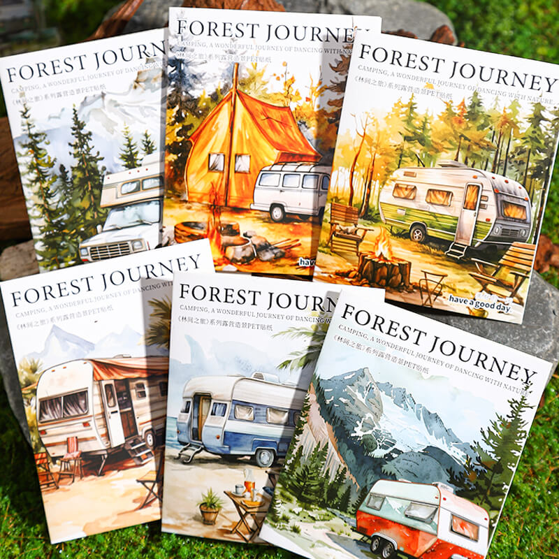 Camping Forest Stickers | 20 PCS