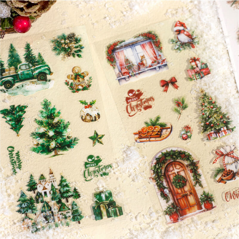 Christmas Forest Stickers | 6 PCS