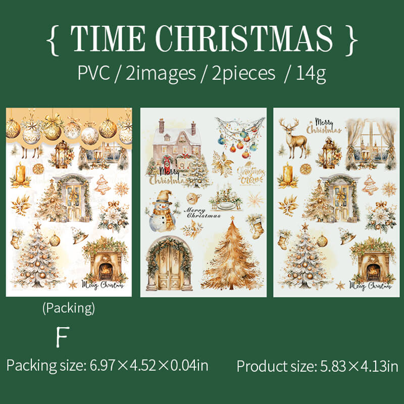 Christmas Party Transfer Stickers | 2 PCS