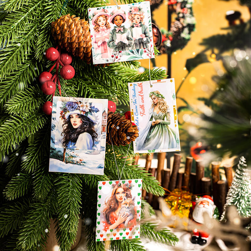 Christmas Polaroids Sticker | 15 PCS