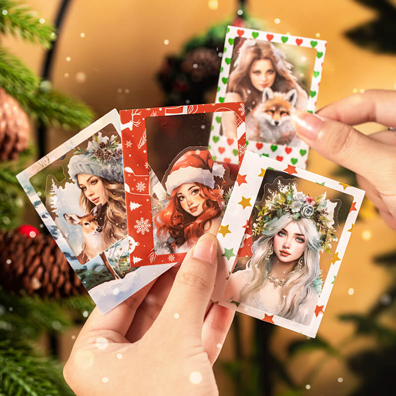 Christmas Polaroids Sticker | 15 PCS