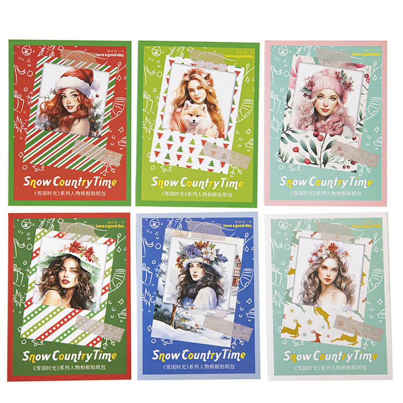 Christmas Polaroids Sticker | 15 PCS