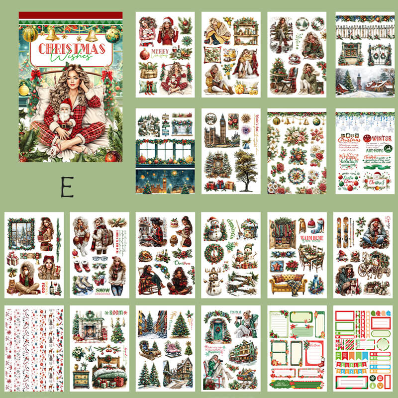 Christmas Wishes Sticker Book