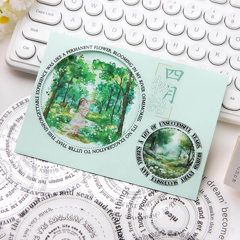 Circle Border Stickers | 10 PCS