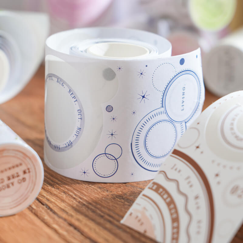 Circle Border Washi Tape | 1 Roll