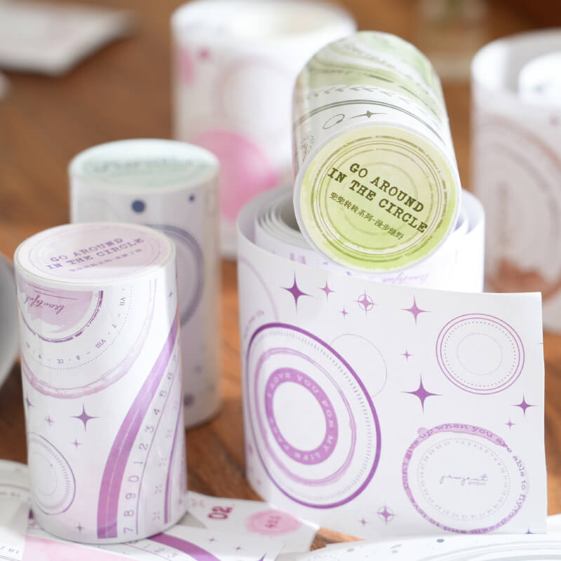 Circle Border Washi Tape | 1 Roll