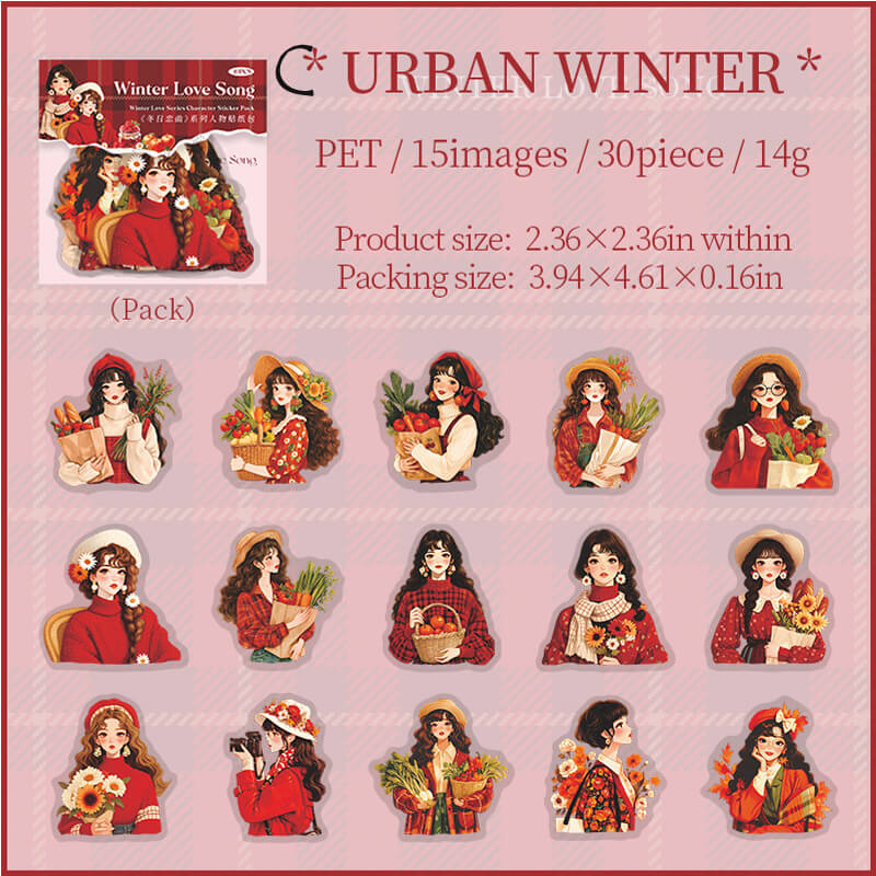 City Girl Stickers | 30 PCS