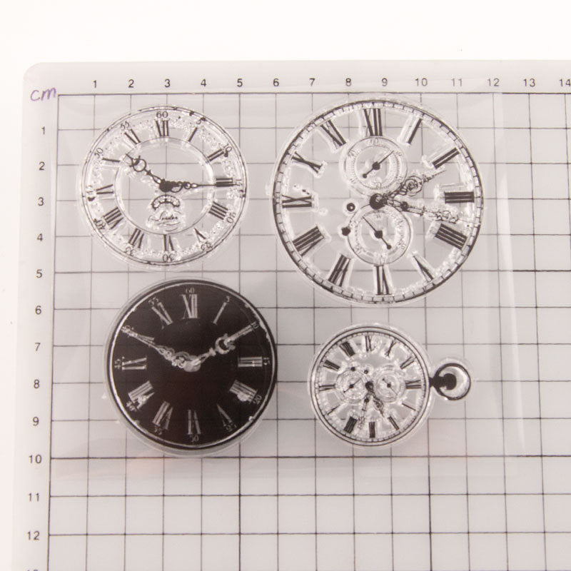 Clocks Clear Stamp