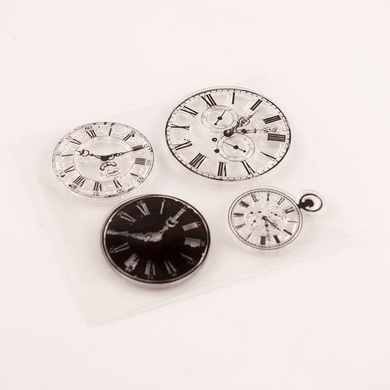 Clocks Clear Stamp