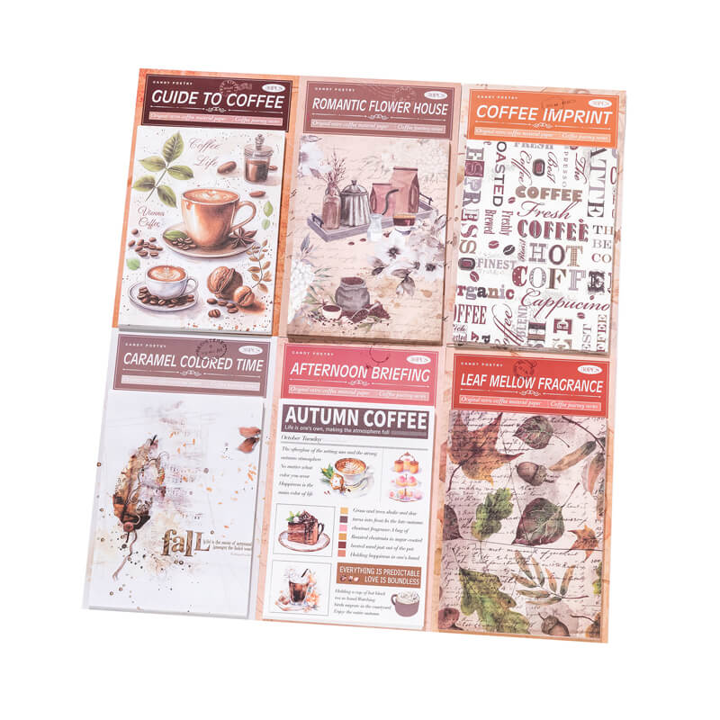 Coffee Themed Papers | 30 Pcs