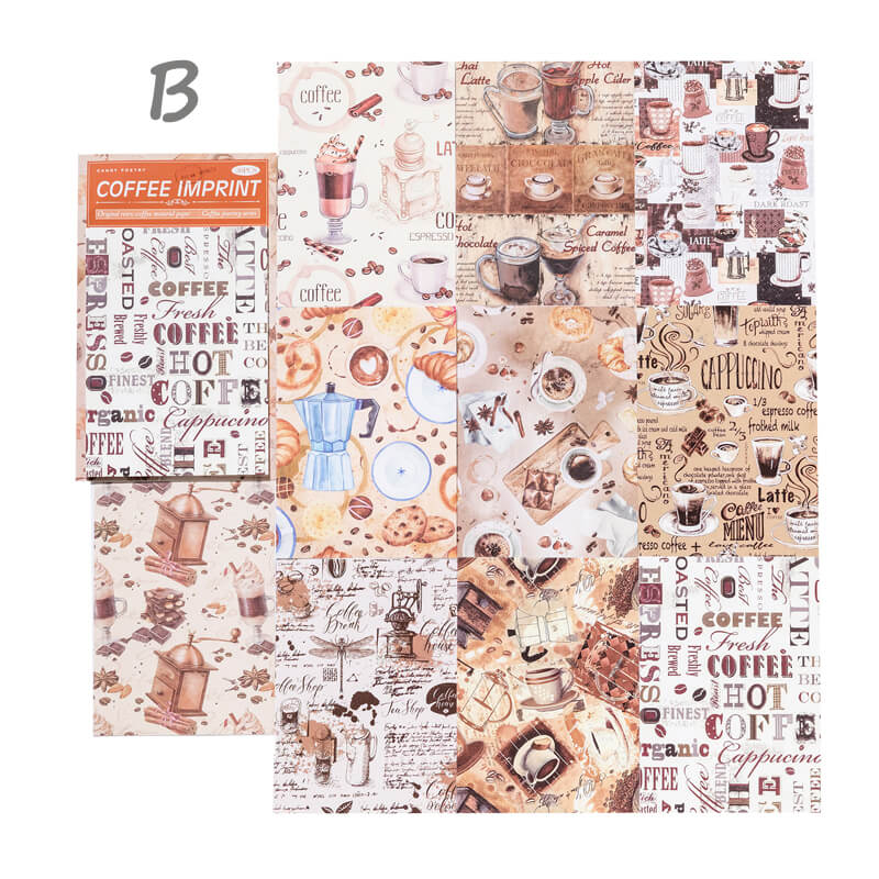 Coffee Themed Papers | 30 Pcs