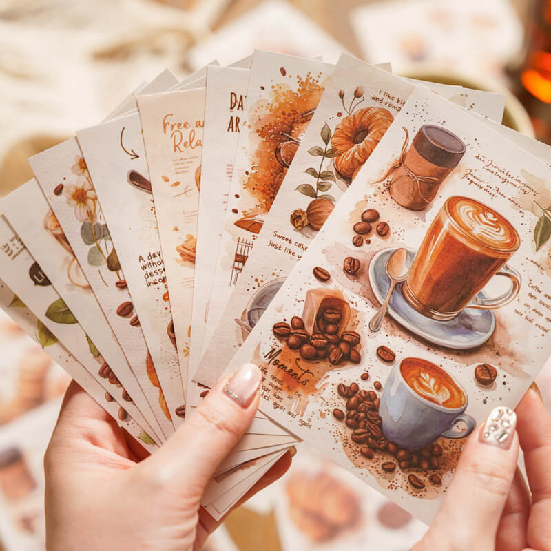 Coffee Themed Papers | 30 Pcs