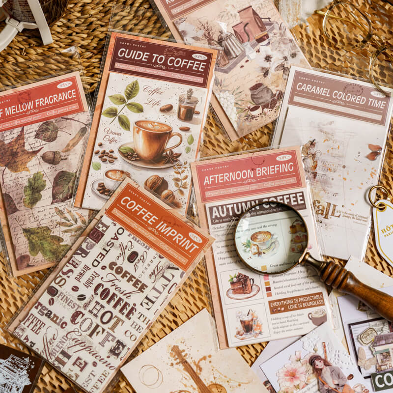 Coffee Themed Papers | 30 Pcs