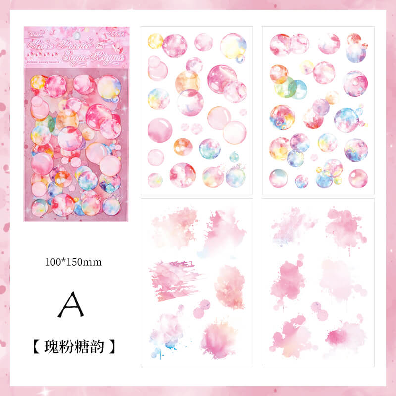 Color Bubbles Stickers | 4 PCS