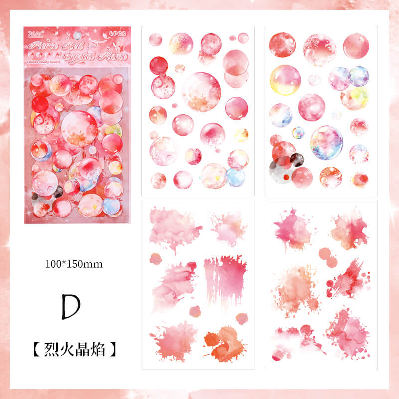 Color Bubbles Stickers | 4 PCS