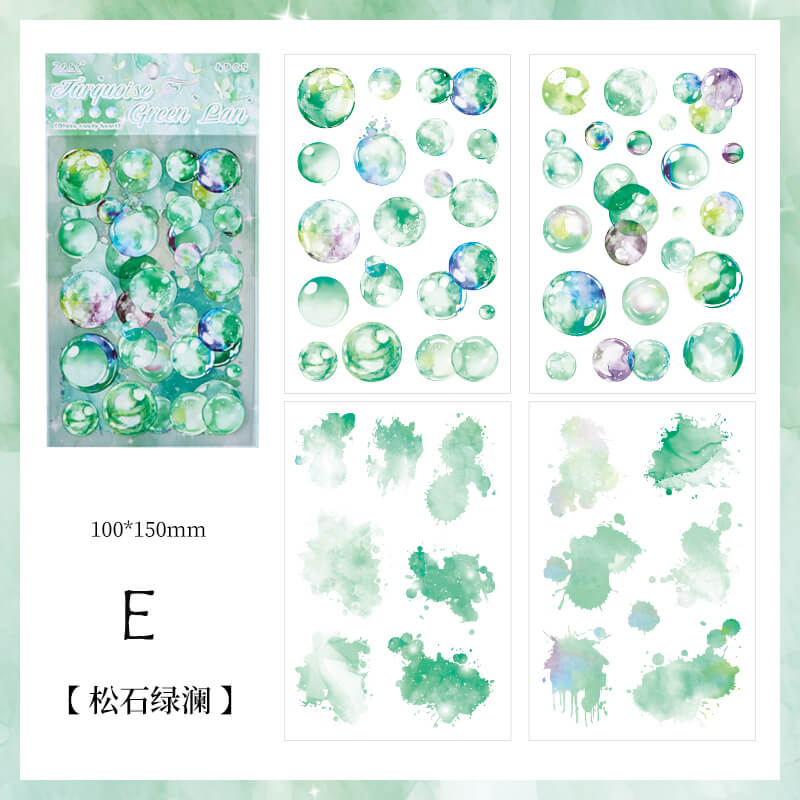 Color Bubbles Stickers | 4 PCS