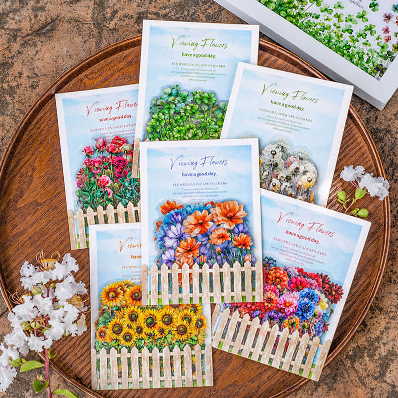 Colorful Wildflowers Stickers | 20 PCS