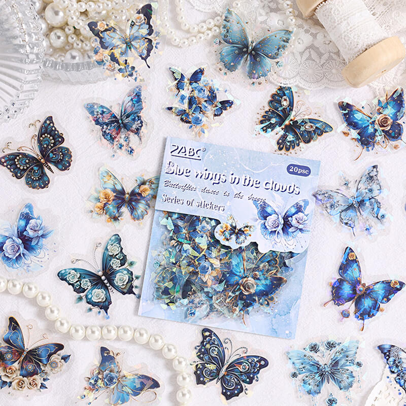 Dancing Butterflies Sticker | 20 PCS