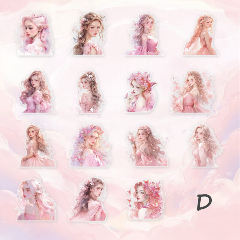 Dreamy Girl Stickers | 30PCS