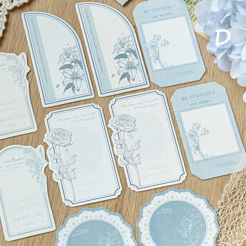 Embossed Frame Labels | 10 Pcs