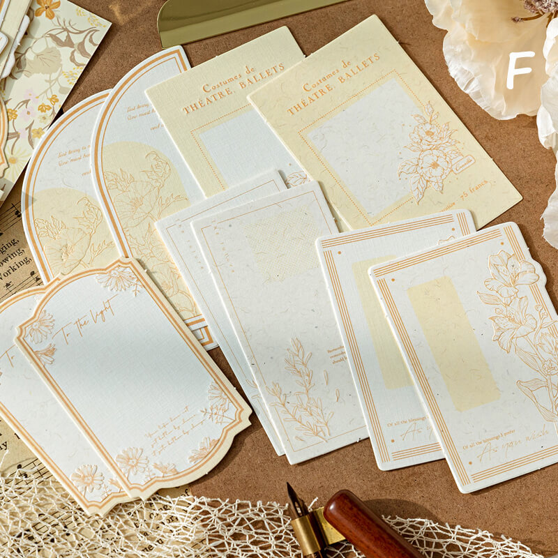 Embossed Frame Labels | 10 Pcs